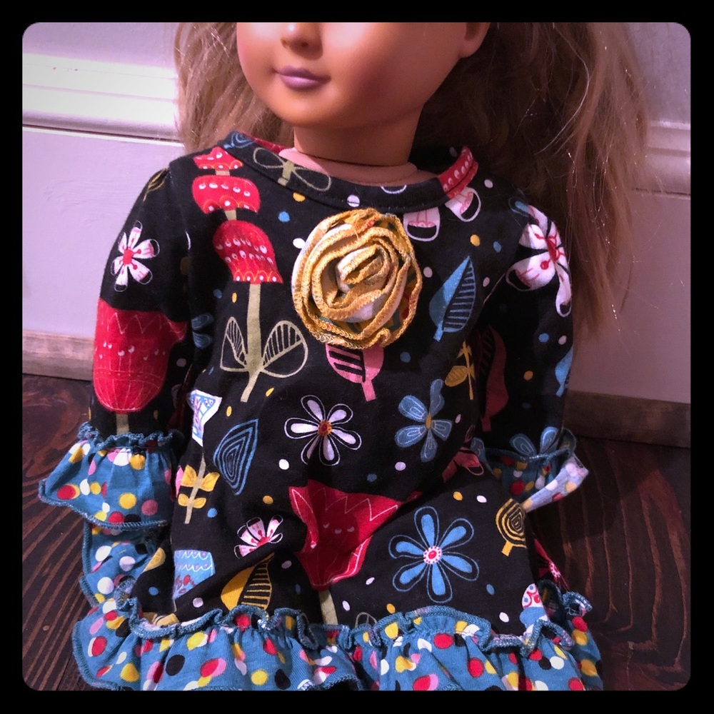 Jelly the pug 18 inch doll dress